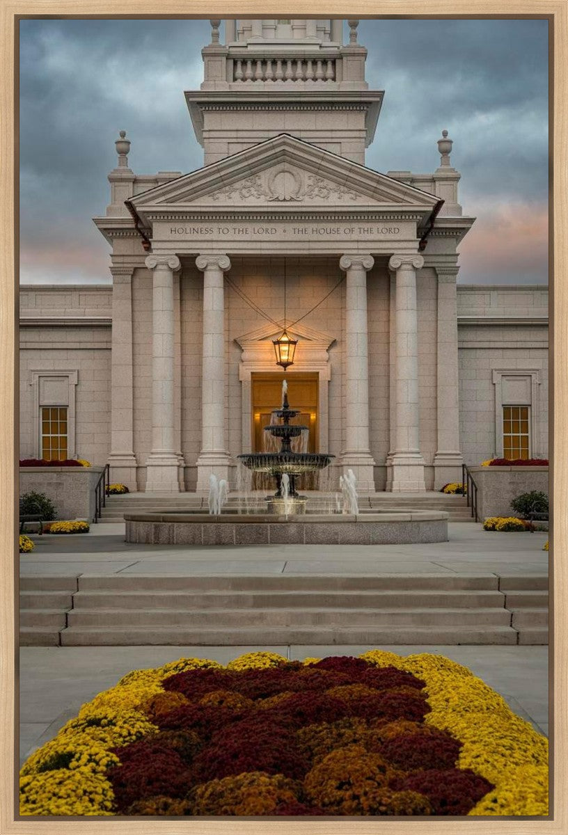 Hartford Temple Eternal Waters Gallery Wrap