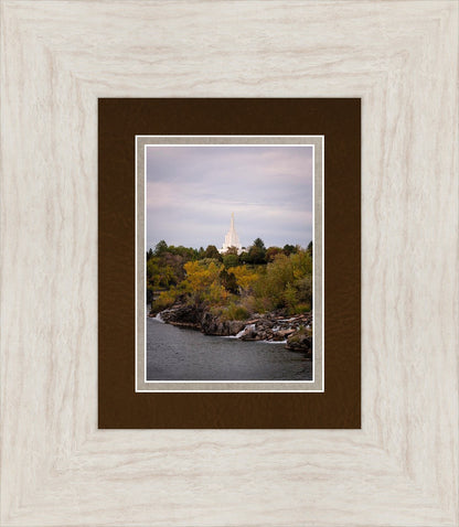 Idaho Falls Temple Colorful Snake River
