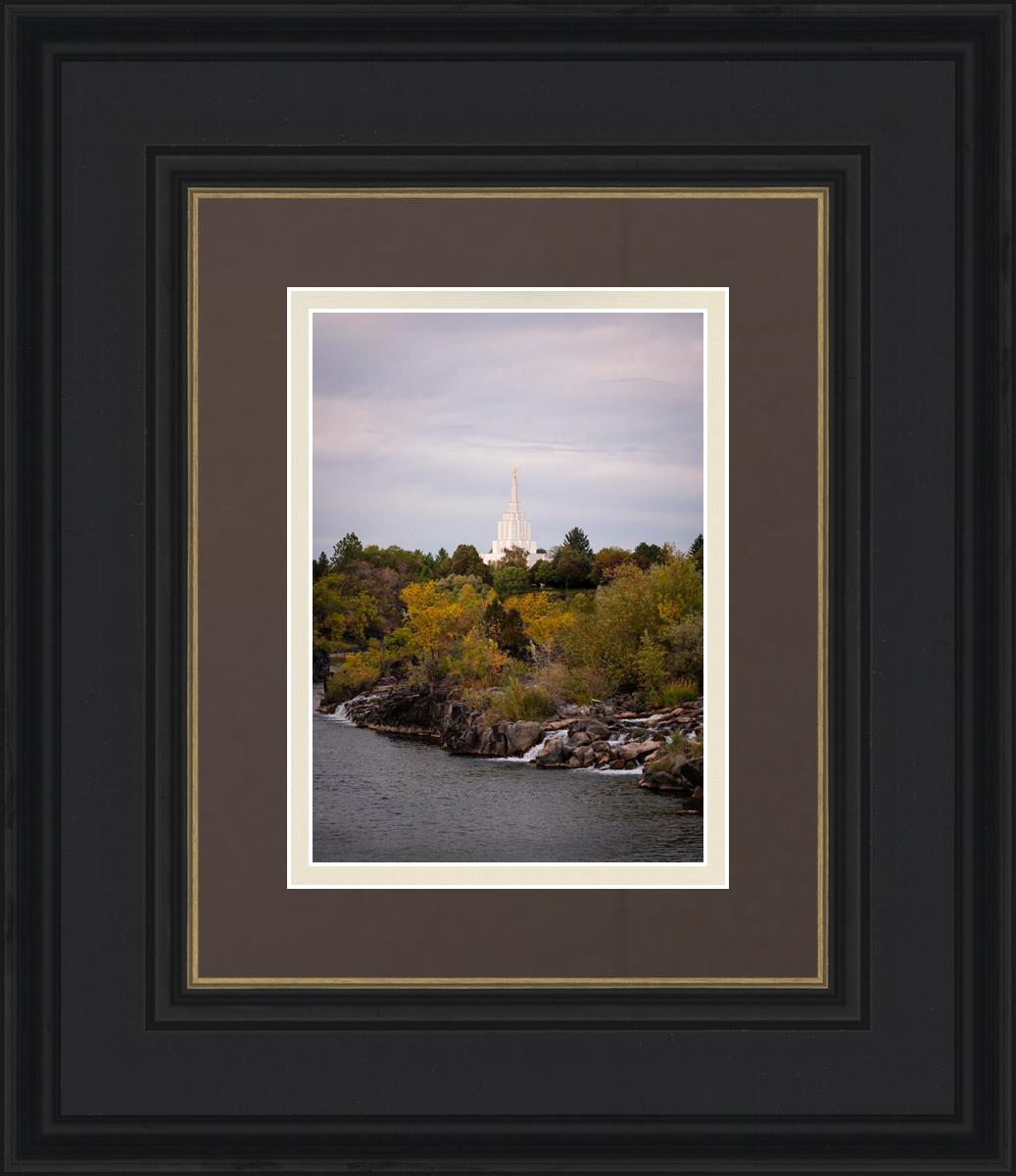Idaho Falls Temple Colorful Snake River