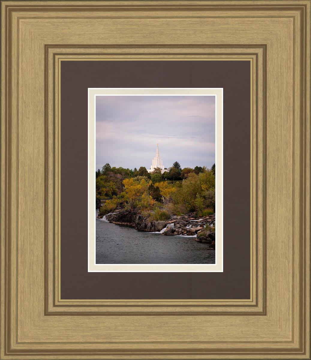 Idaho Falls Temple Colorful Snake River