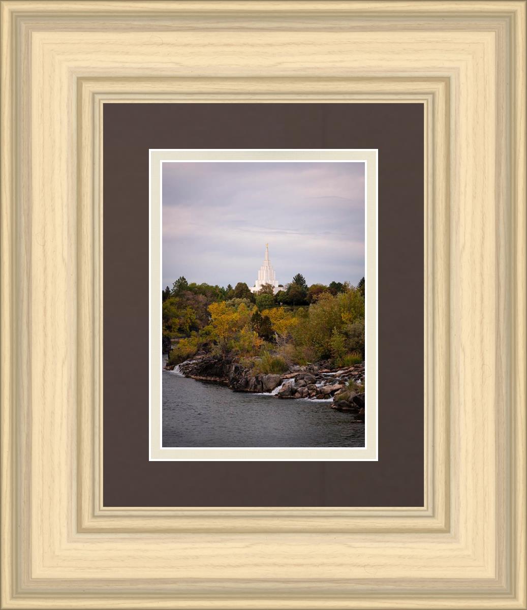 Idaho Falls Temple Colorful Snake River