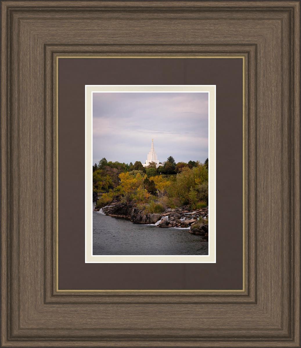 Idaho Falls Temple Colorful Snake River