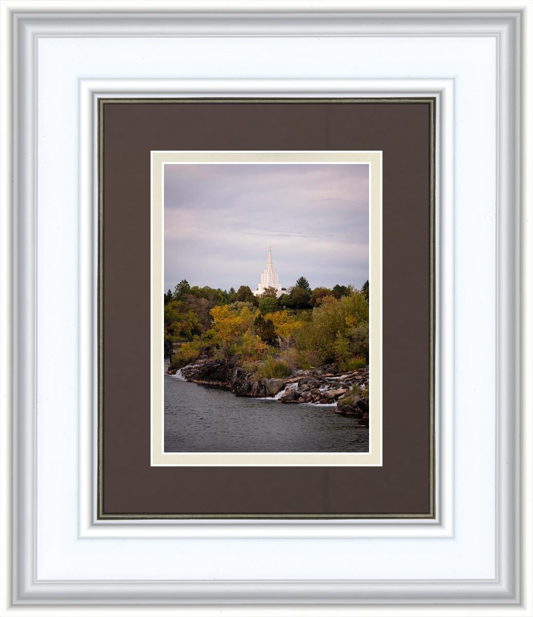 Idaho Falls Temple Colorful Snake River