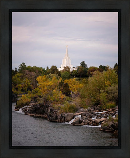 Idaho Falls Temple Colorful Snake River