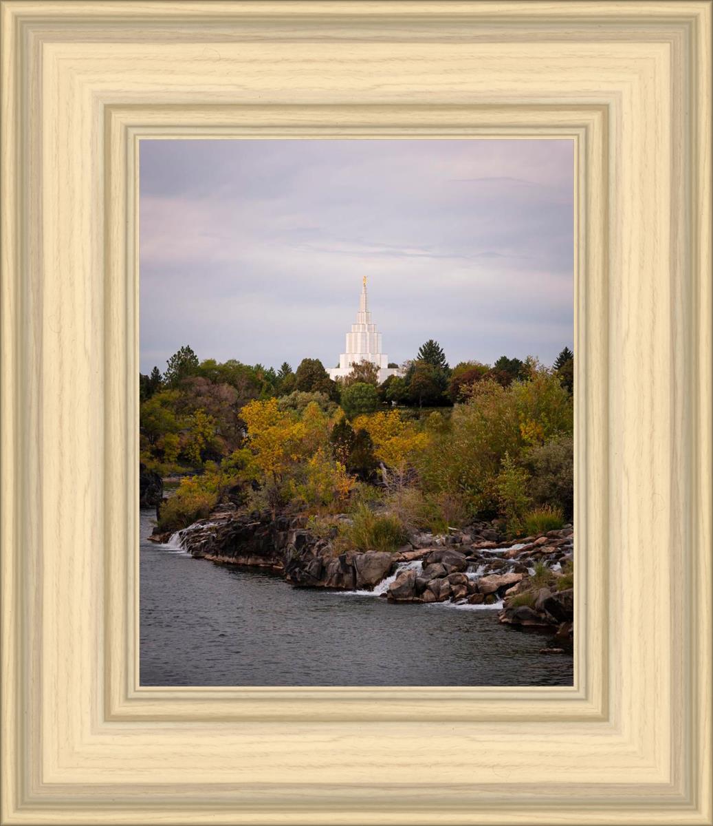 Idaho Falls Temple Colorful Snake River