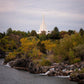 Idaho Falls Temple Colorful Snake River