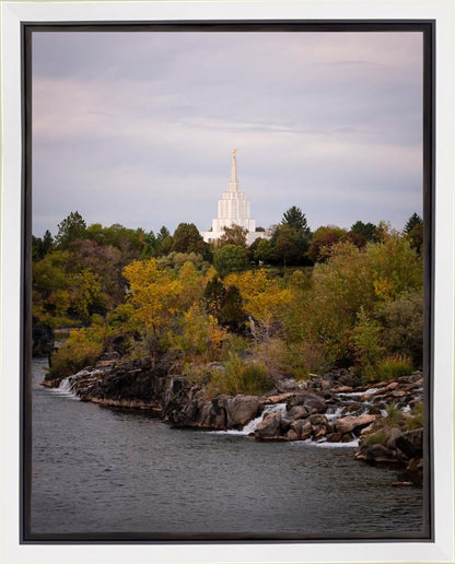 Idaho Falls Temple Colorful Snake River