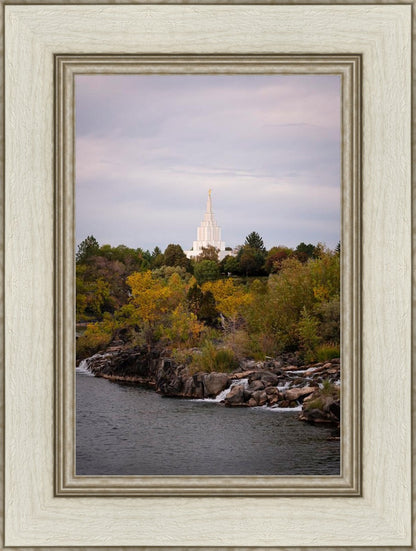 Idaho Falls Temple Colorful Snake River