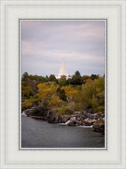 Idaho Falls Temple Colorful Snake River