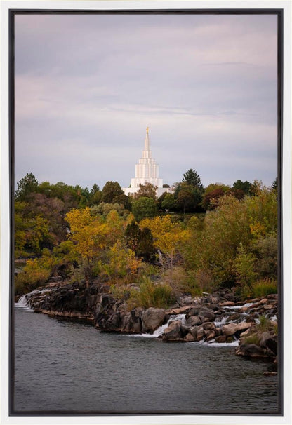 Idaho Falls Temple Colorful Snake River