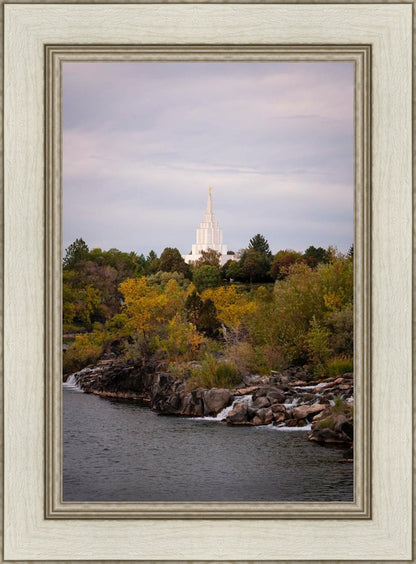 Idaho Falls Temple Colorful Snake River