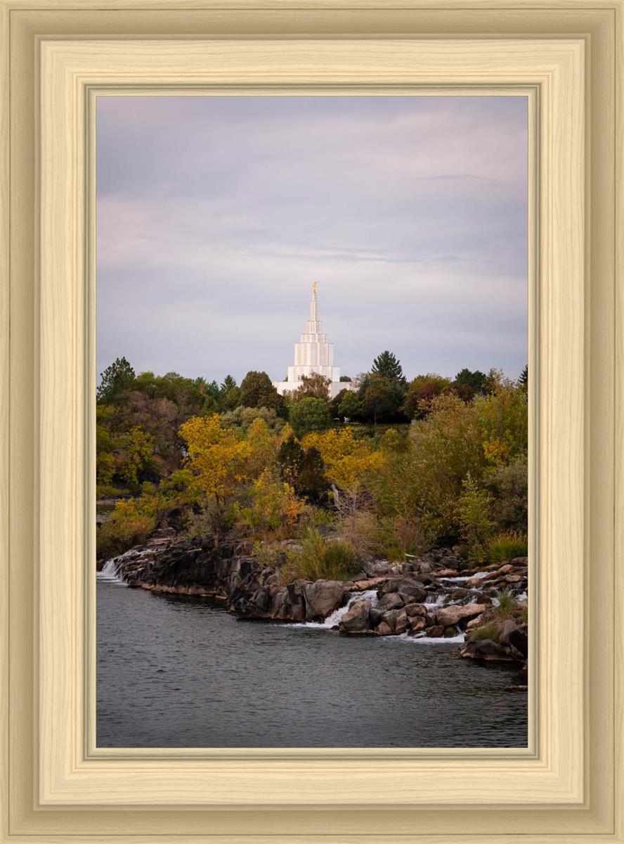 Idaho Falls Temple Colorful Snake River