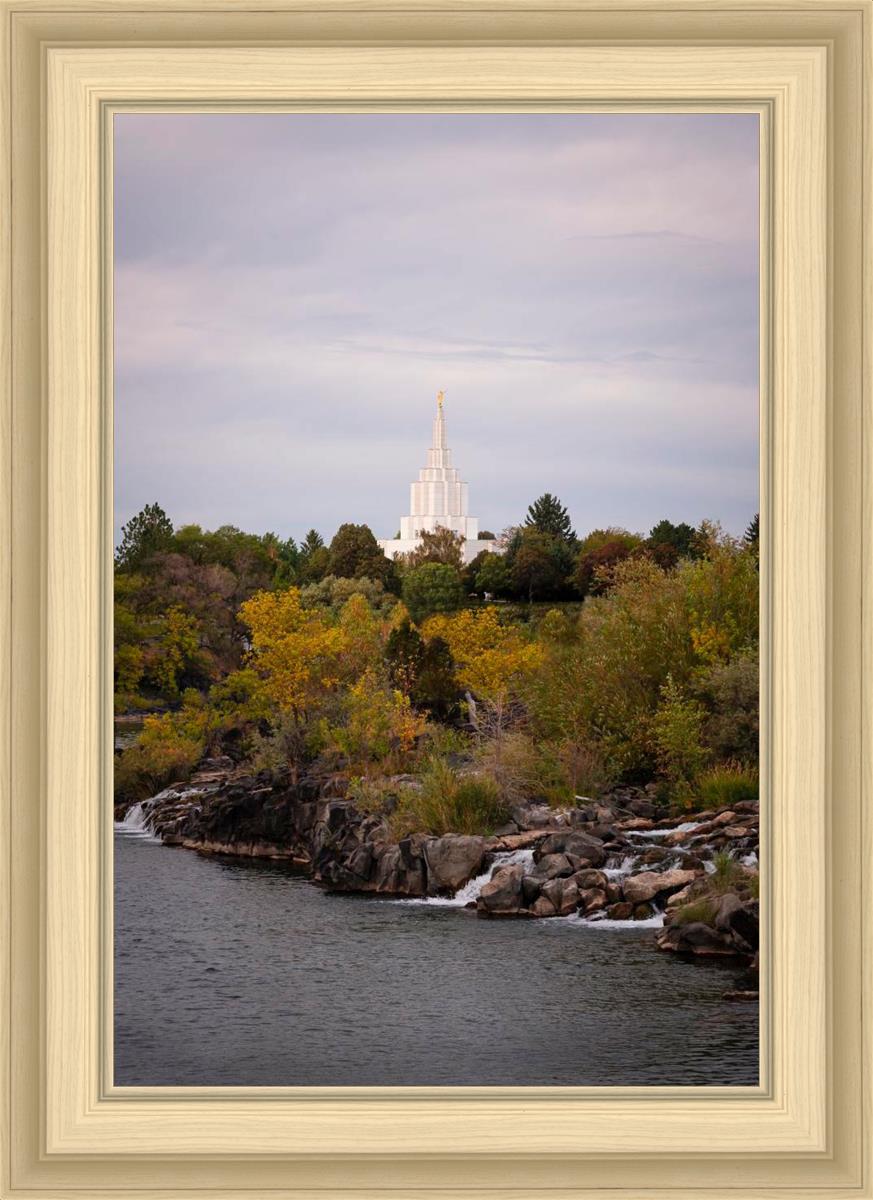 Idaho Falls Temple Colorful Snake River
