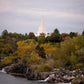 Idaho Falls Temple Colorful Snake River