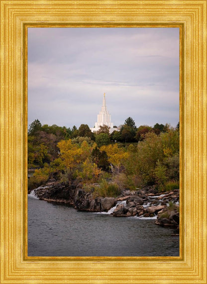Idaho Falls Temple Colorful Snake River