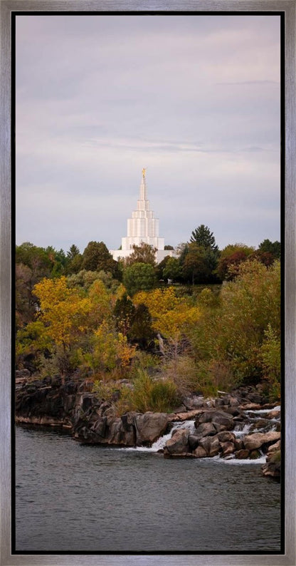 Idaho Falls Temple Colorful Snake River