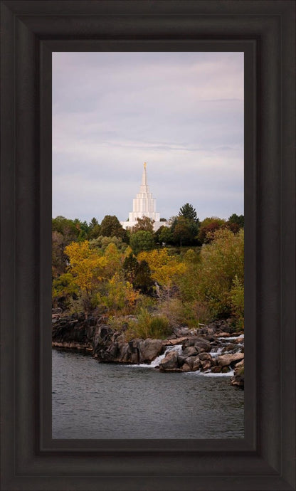 Idaho Falls Temple Colorful Snake River