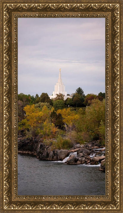 Idaho Falls Temple Colorful Snake River