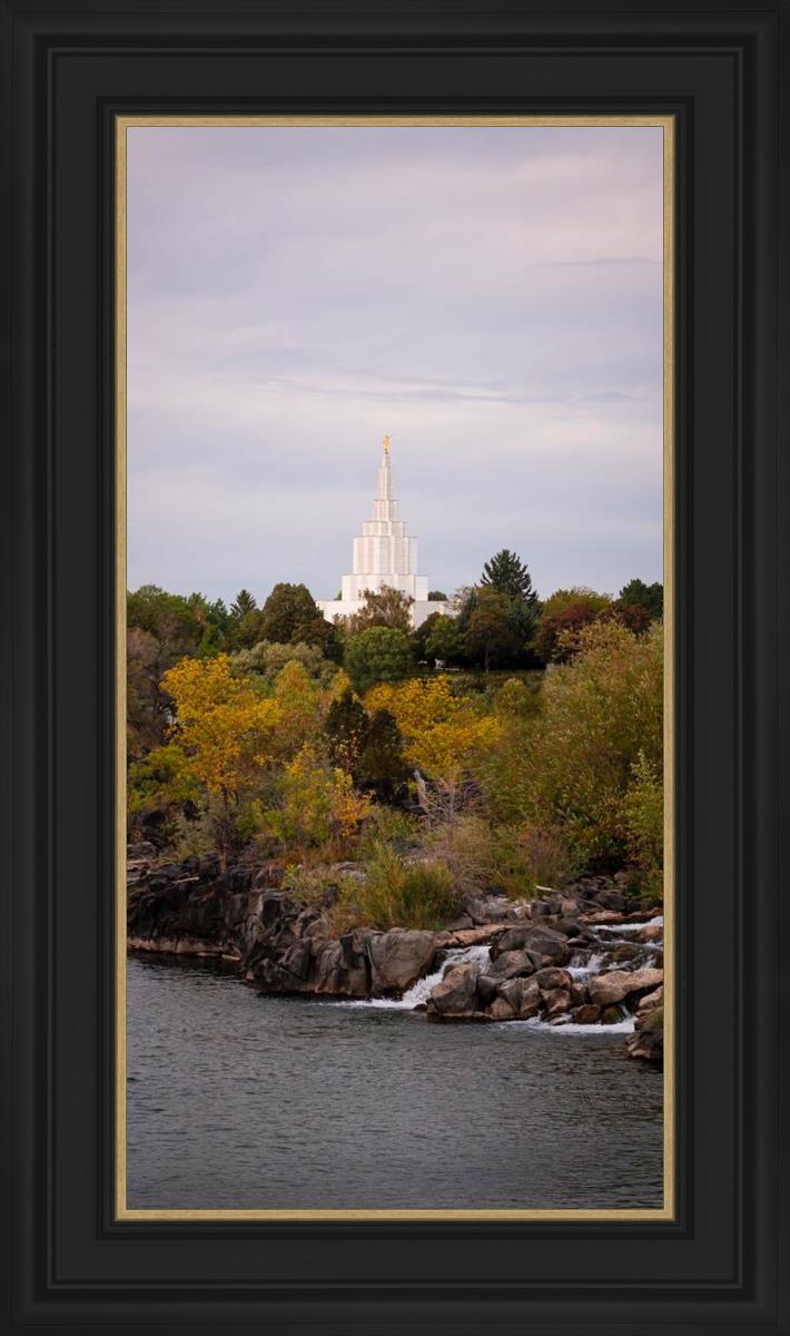 Idaho Falls Temple Colorful Snake River