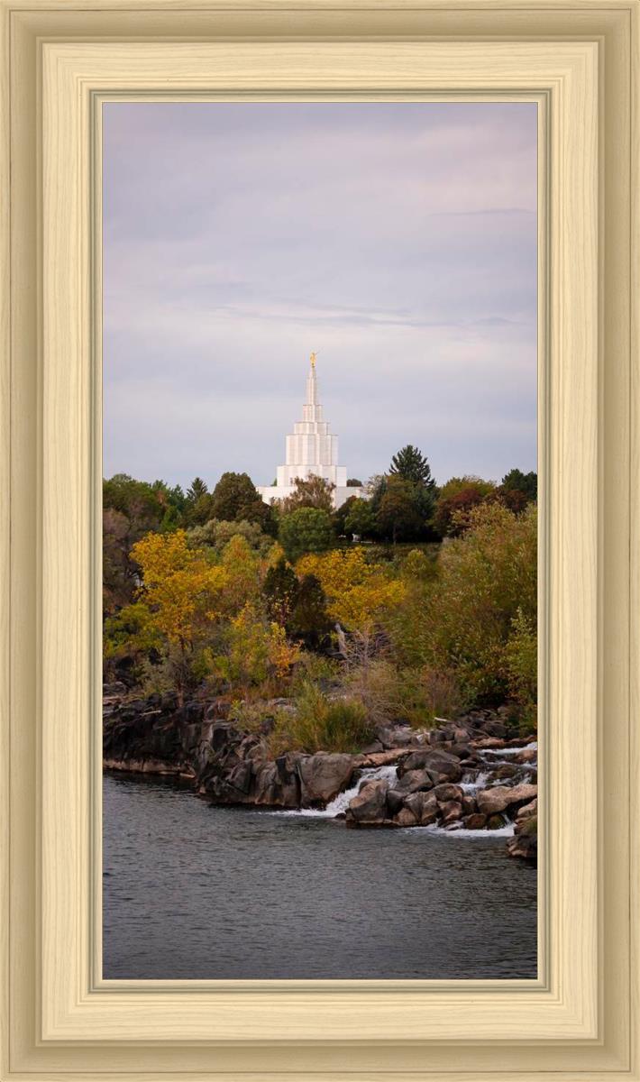 Idaho Falls Temple Colorful Snake River