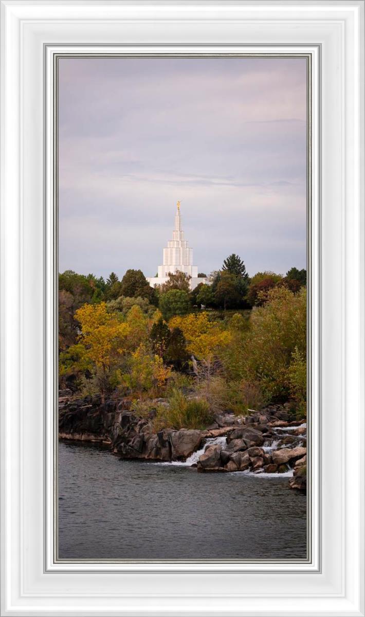 Idaho Falls Temple Colorful Snake River