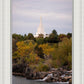 Idaho Falls Temple Colorful Snake River