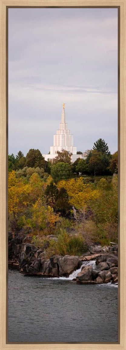 Idaho Falls Temple Colorful Snake River