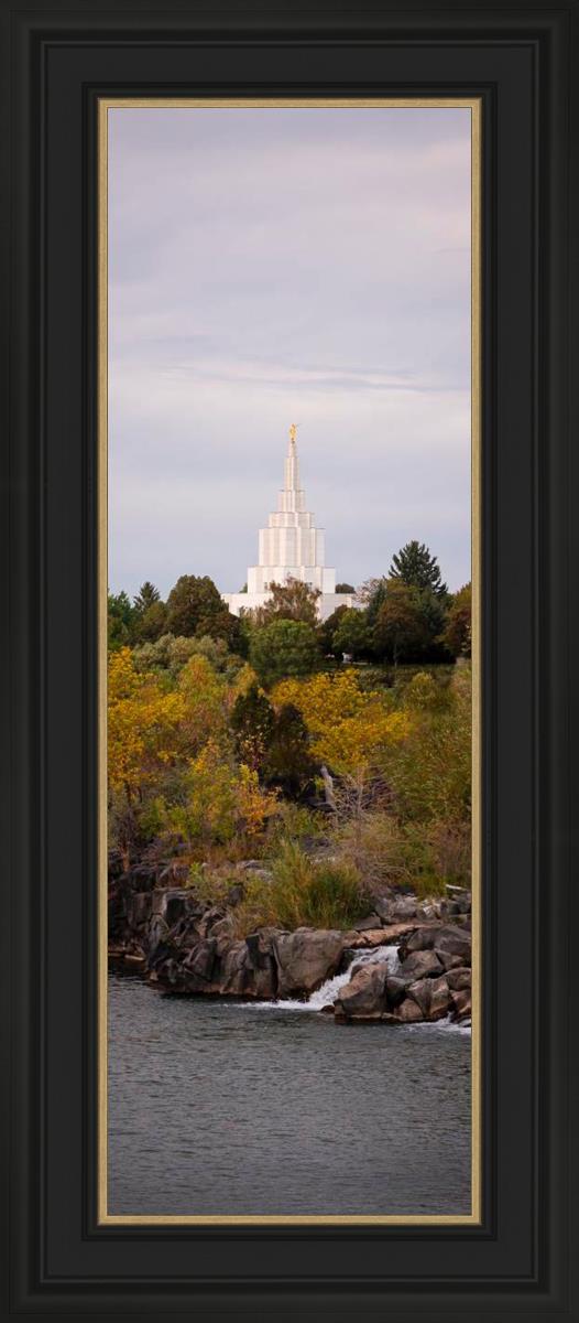 Idaho Falls Temple Colorful Snake River