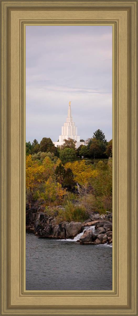 Idaho Falls Temple Colorful Snake River