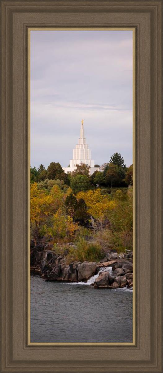 Idaho Falls Temple Colorful Snake River