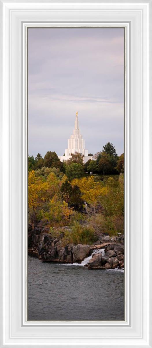 Idaho Falls Temple Colorful Snake River