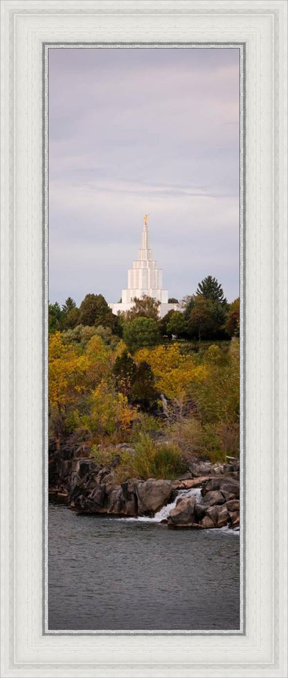 Idaho Falls Temple Colorful Snake River