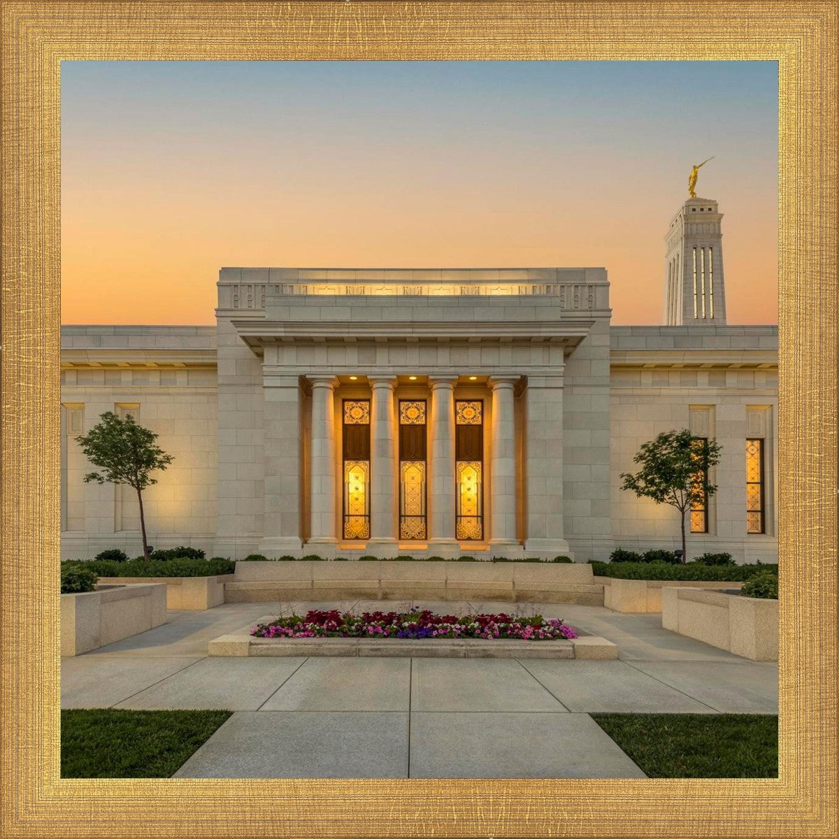 Indianapolis Temple Pillars Of Light