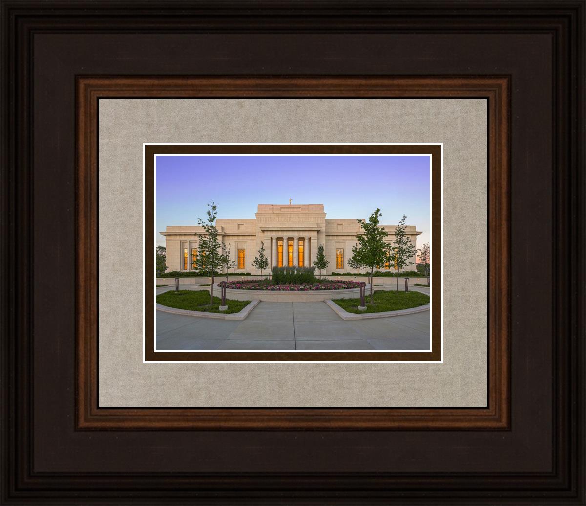 Indianapolis Temple Sunset