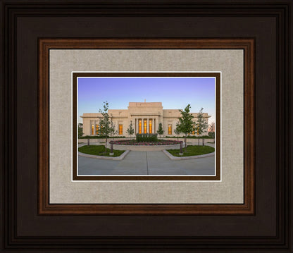 Indianapolis Temple Sunset