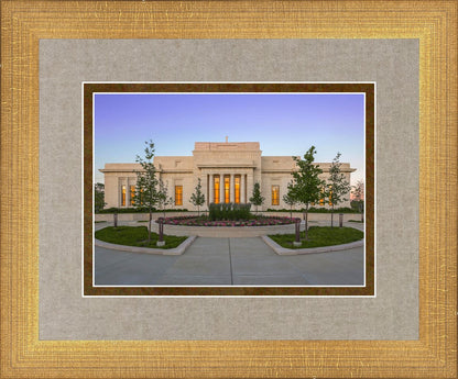 Indianapolis Temple Sunset