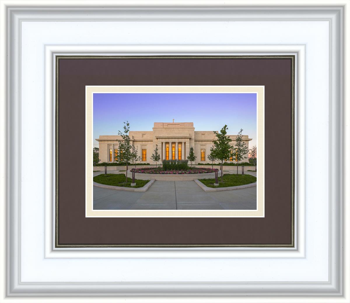 Indianapolis Temple Sunset