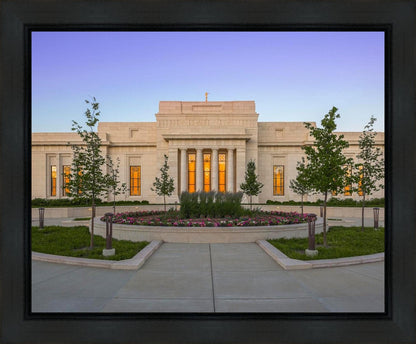 Indianapolis Temple Sunset