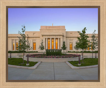 Indianapolis Temple Sunset