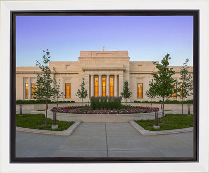 Indianapolis Temple Sunset