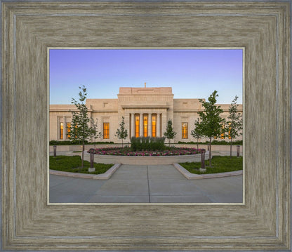Indianapolis Temple Sunset