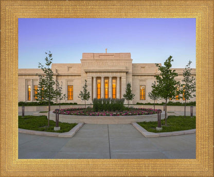 Indianapolis Temple Sunset