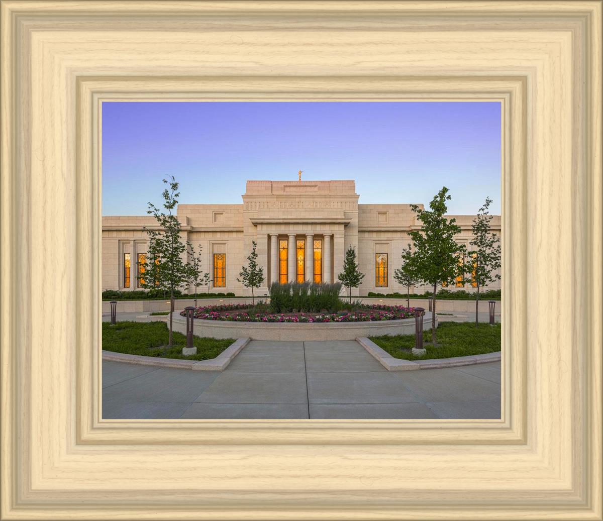 Indianapolis Temple Sunset