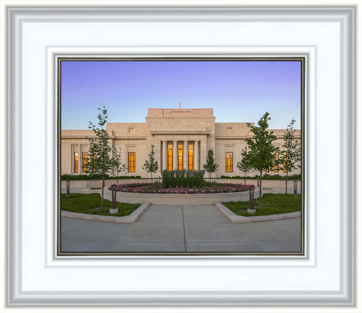 Indianapolis Temple Sunset
