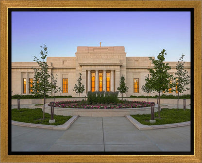 Indianapolis Temple Sunset