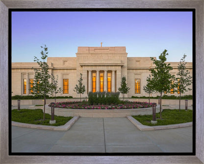 Indianapolis Temple Sunset