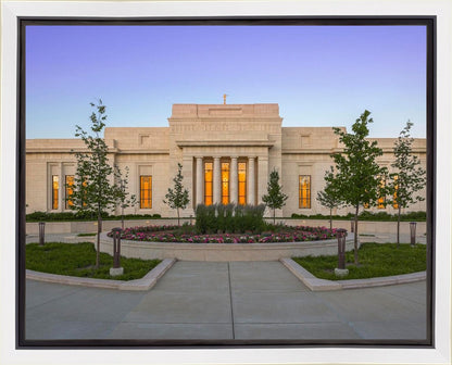 Indianapolis Temple Sunset