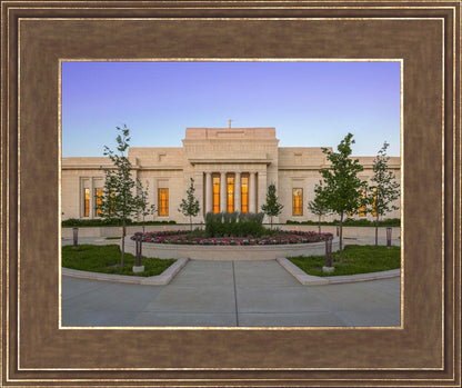 Indianapolis Temple Sunset
