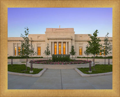 Indianapolis Temple Sunset
