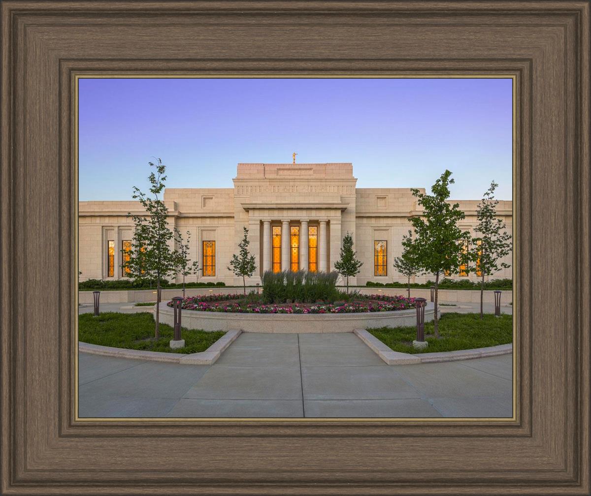 Indianapolis Temple Sunset